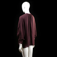 Blouse - Burgundy - Size 40