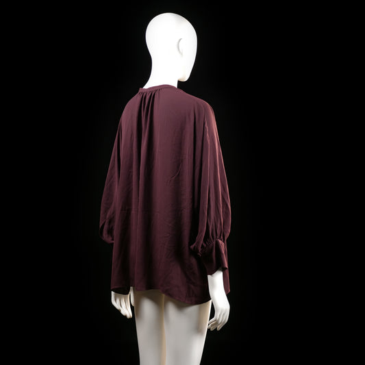 Blouse - Burgundy - Size 40