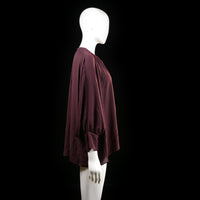 Blouse - Burgundy - Size 40