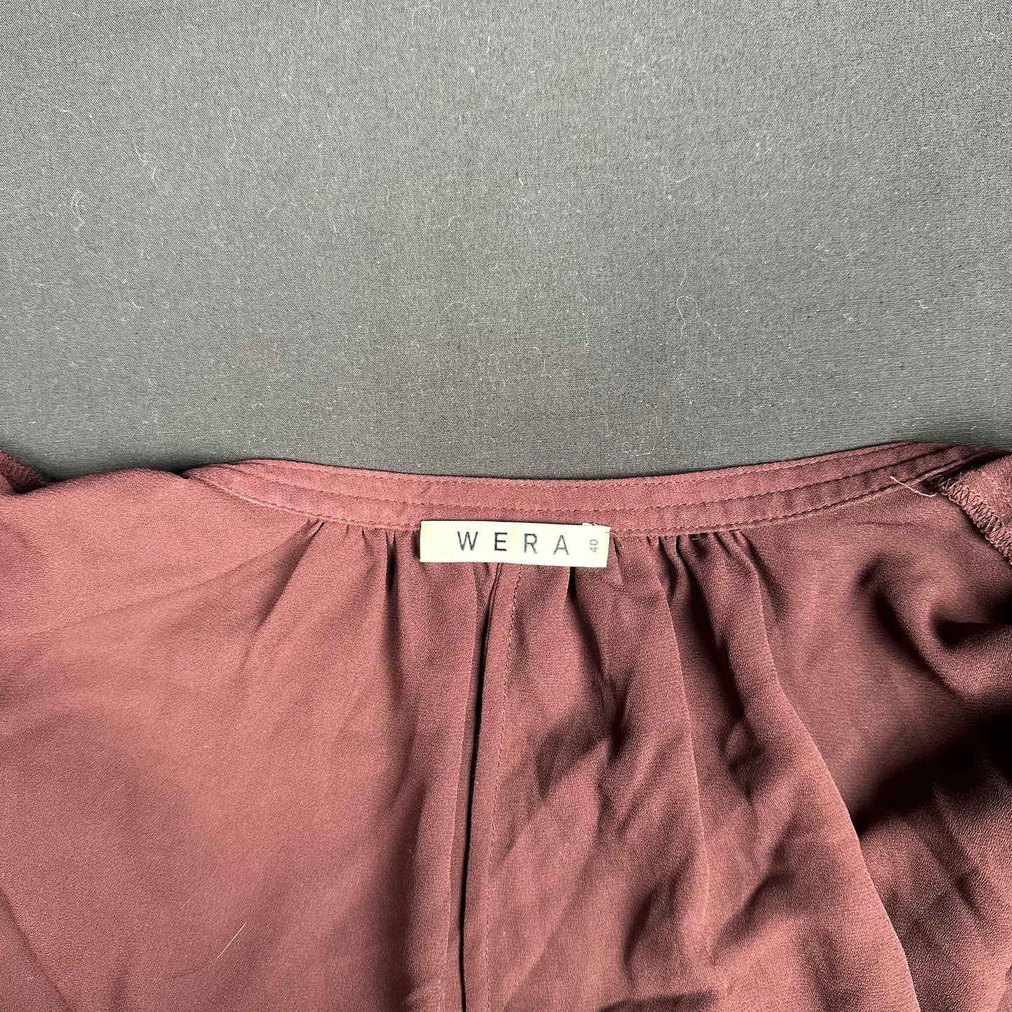 Blouse - Burgundy - Size 40