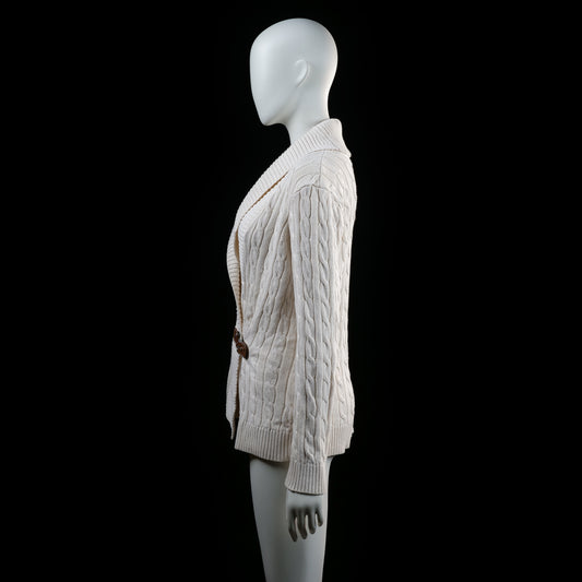 Cardigan - Ivory - Size M