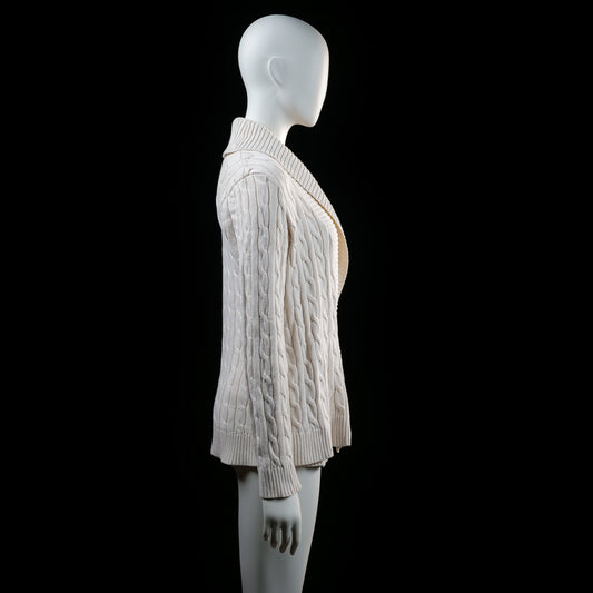 Cardigan - Ivory - Size M