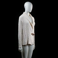 Cardigan - Ivory - Size M