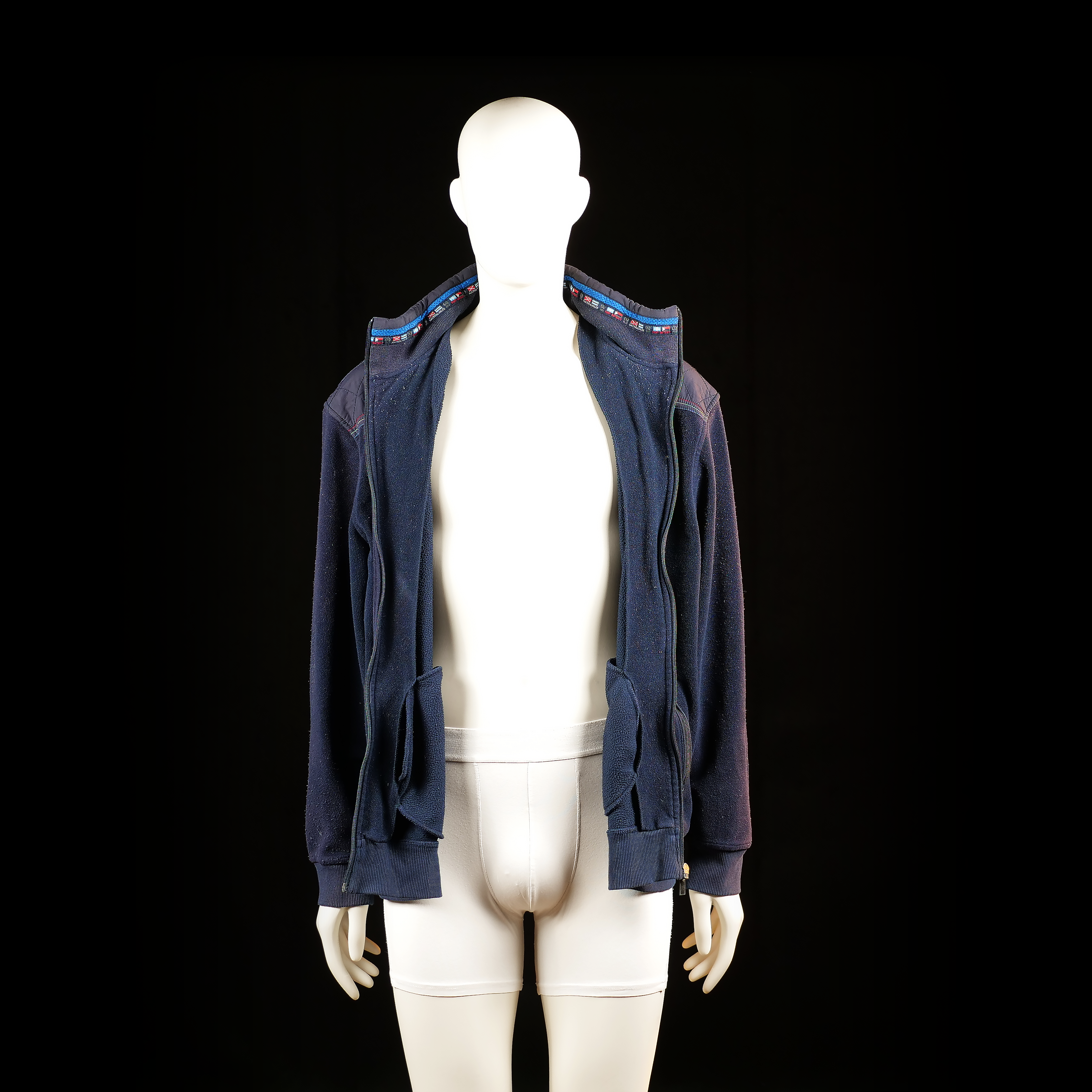 Fleece jacket - Navy - Size 3XL