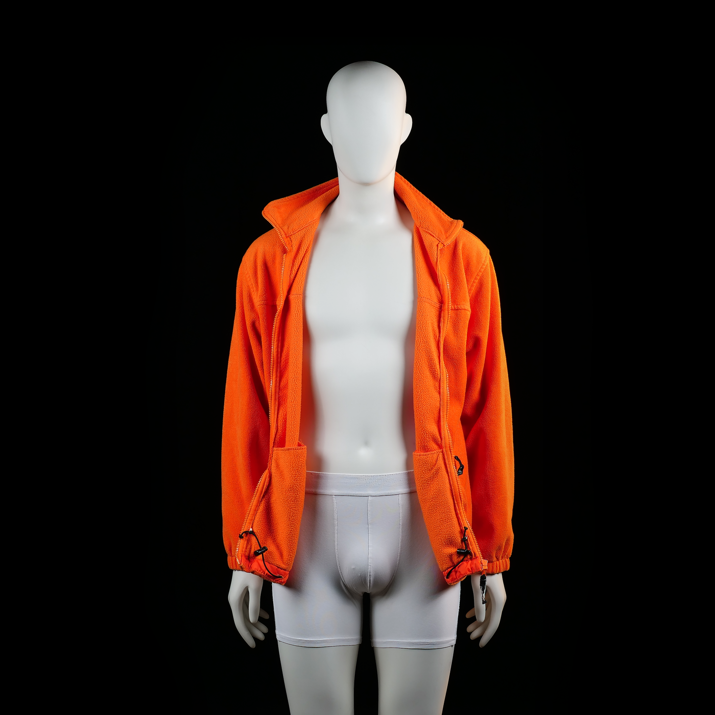 Fleece jacket - Orange - Size L