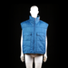 Masterpiece Apparel - Padded vest - Denim Blue - Size 2XL - Sleeveless padded vest with a high stand collar and front zipper closure. Features two large flap pockets with snap buttons on the front.