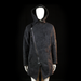 H&M Divided - Wrap coat - Black - Size M - Long hooded coat with an asymmetrical diagonal zipper closure and raw edges at the hem. Features a vertical zip pocket with pull tab on the upper sleeve.