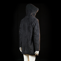 Wrap coat - Black - Size M