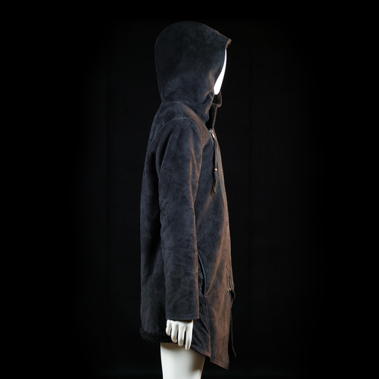 Wrap coat - Black - Size M