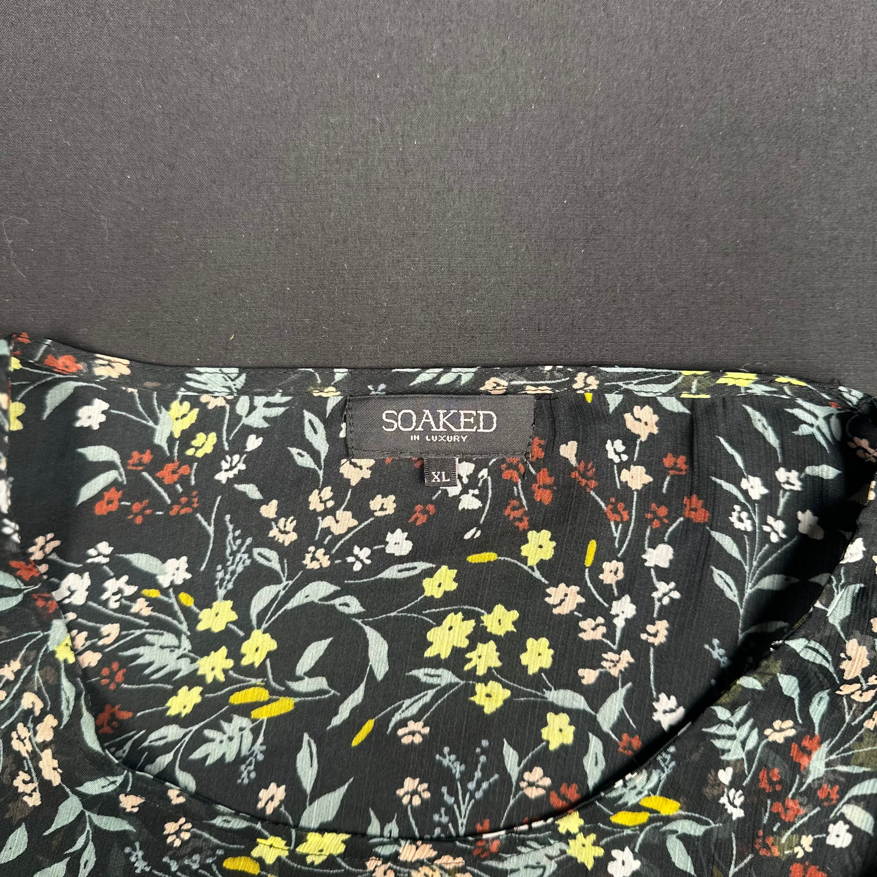 Blouse - Multicolored - Size XL