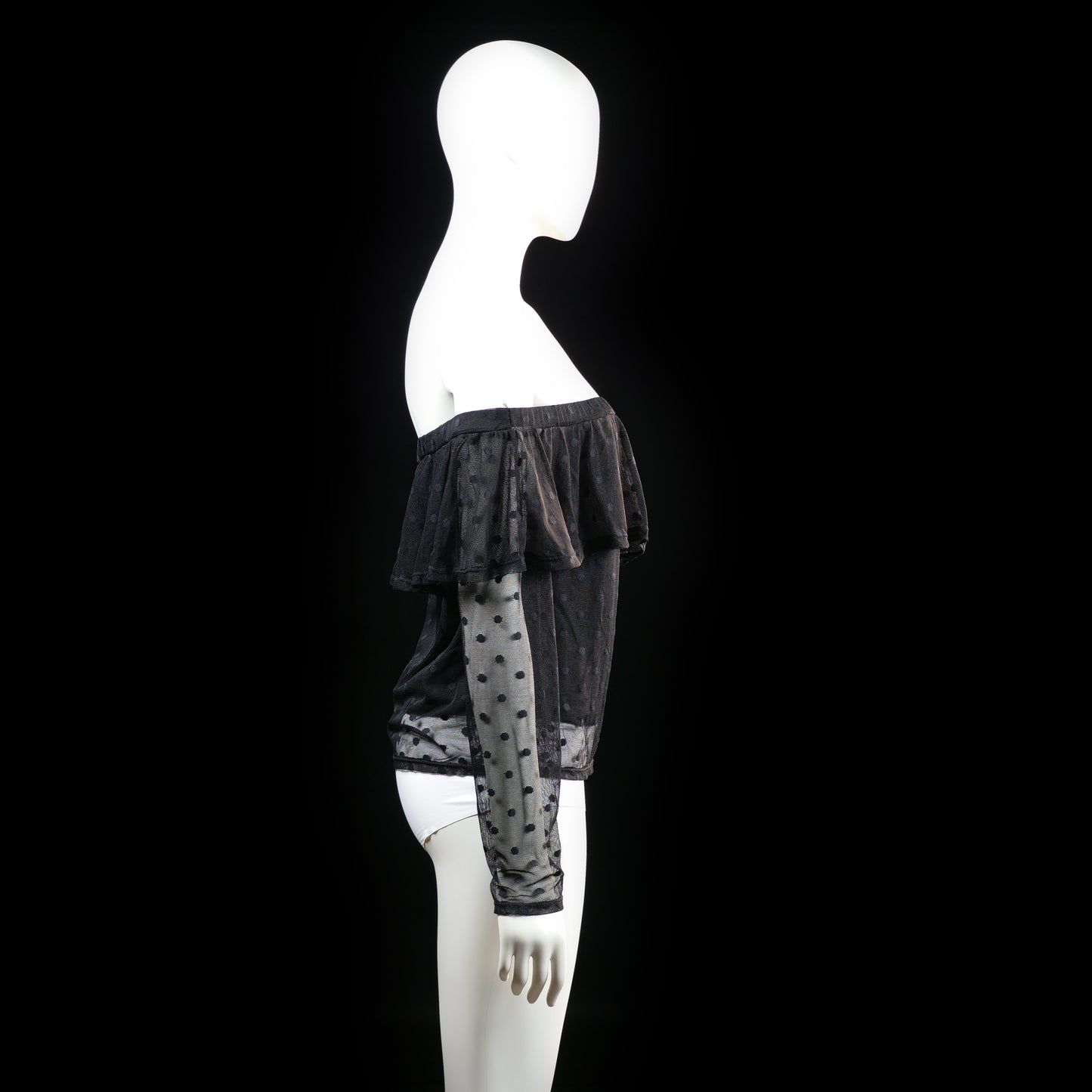Blouse - Black - Size L