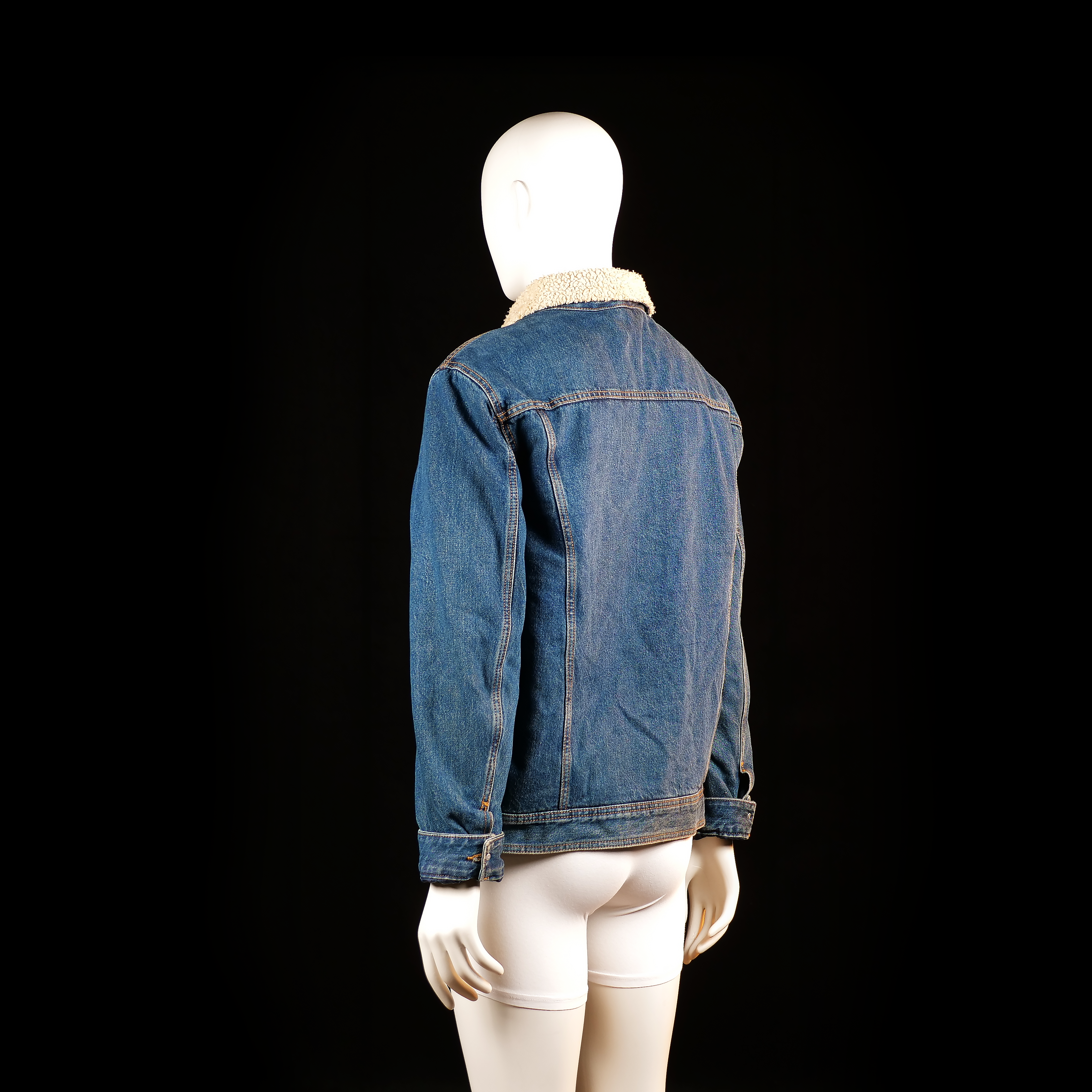 Denim jacket - Denim Blue & Ivory - Size L