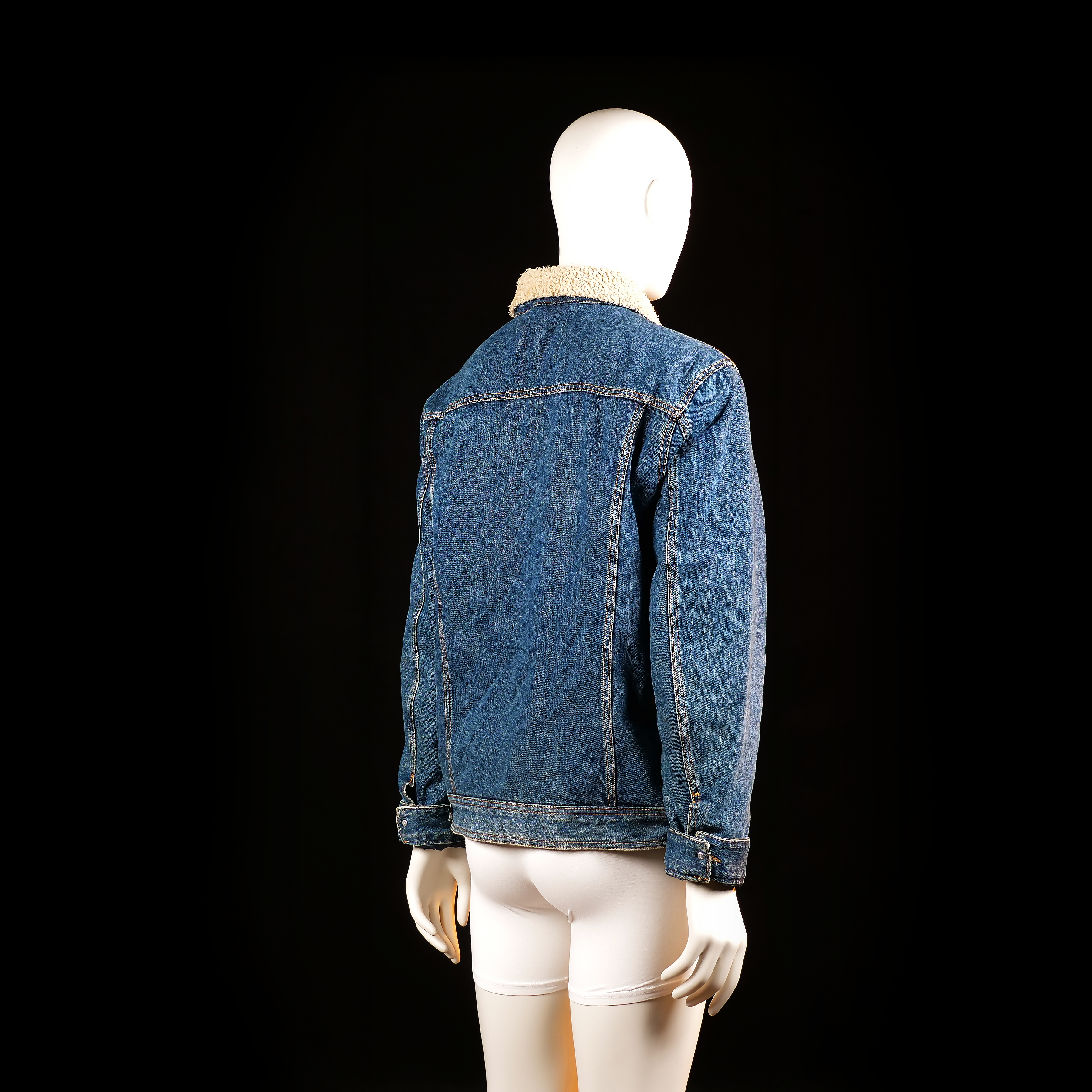 Denim jacket - Denim Blue & Ivory - Size L