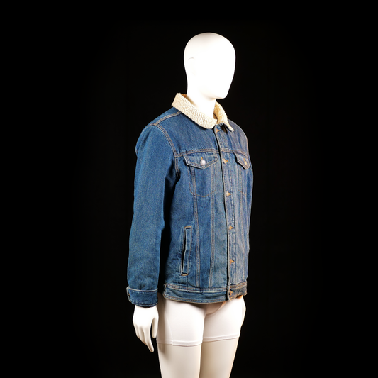 Denim jacket - Denim Blue & Ivory - Size L