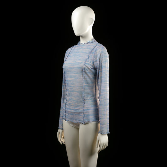 Long-sleeve top - Multicolored - Size 42 - (NEW)