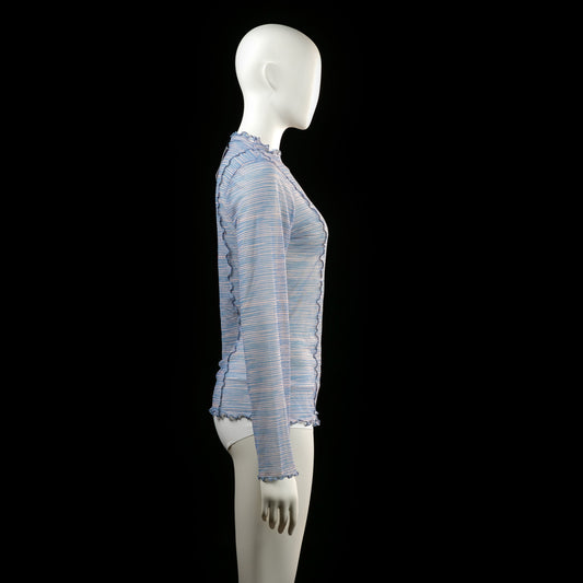 Long-sleeve top - Multicolored - Size 42 - (NEW)