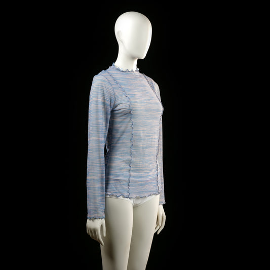 Long-sleeve top - Multicolored - Size 42 - (NEW)