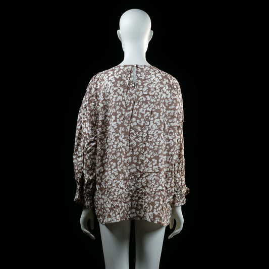 Tunic - Taupe & White - Size XL