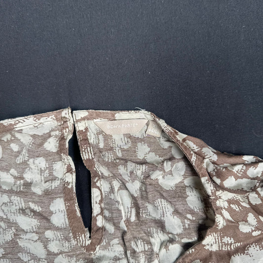 Tunic - Taupe & White - Size XL