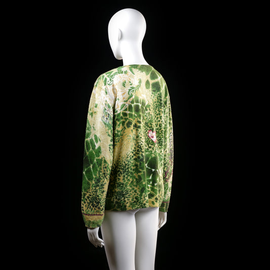 Sweater - Olive & Sand - Size L