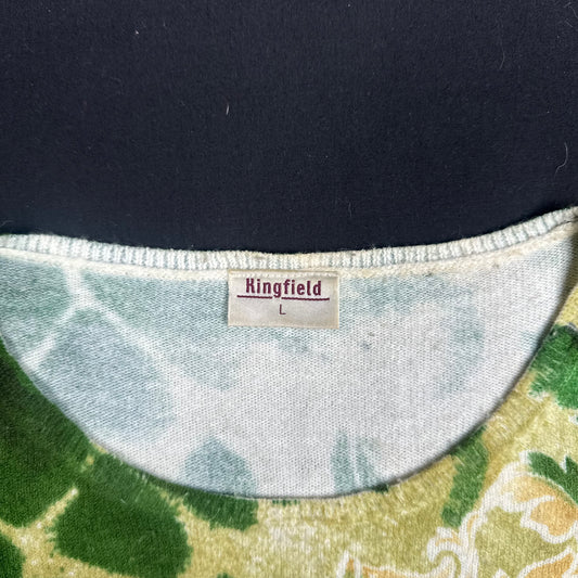 Sweater - Olive & Sand - Size L