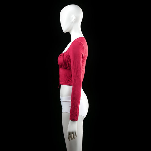 Long-sleeve top - Red - Size S
