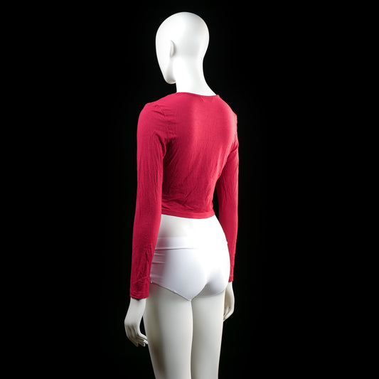 Long-sleeve top - Red - Size S