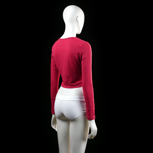 Long-sleeve top - Red - Size S