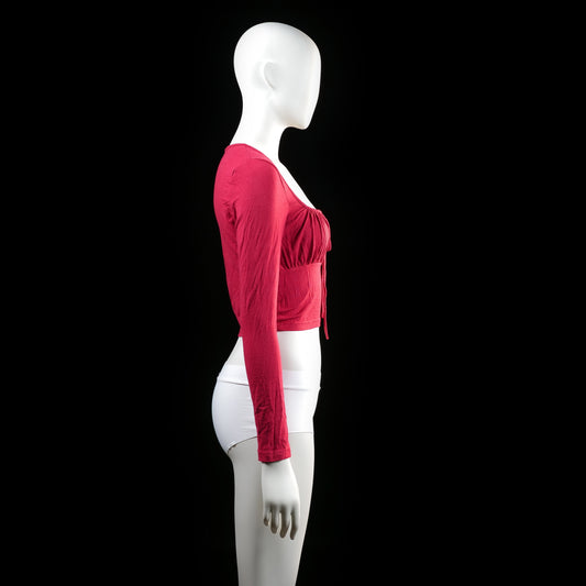 Long-sleeve top - Red - Size S