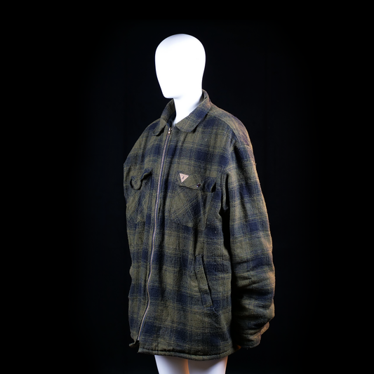 Fleece jacket - Olive & Navy - Size 4XL