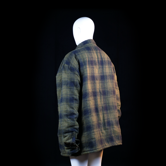 Fleece jacket - Olive & Navy - Size 4XL
