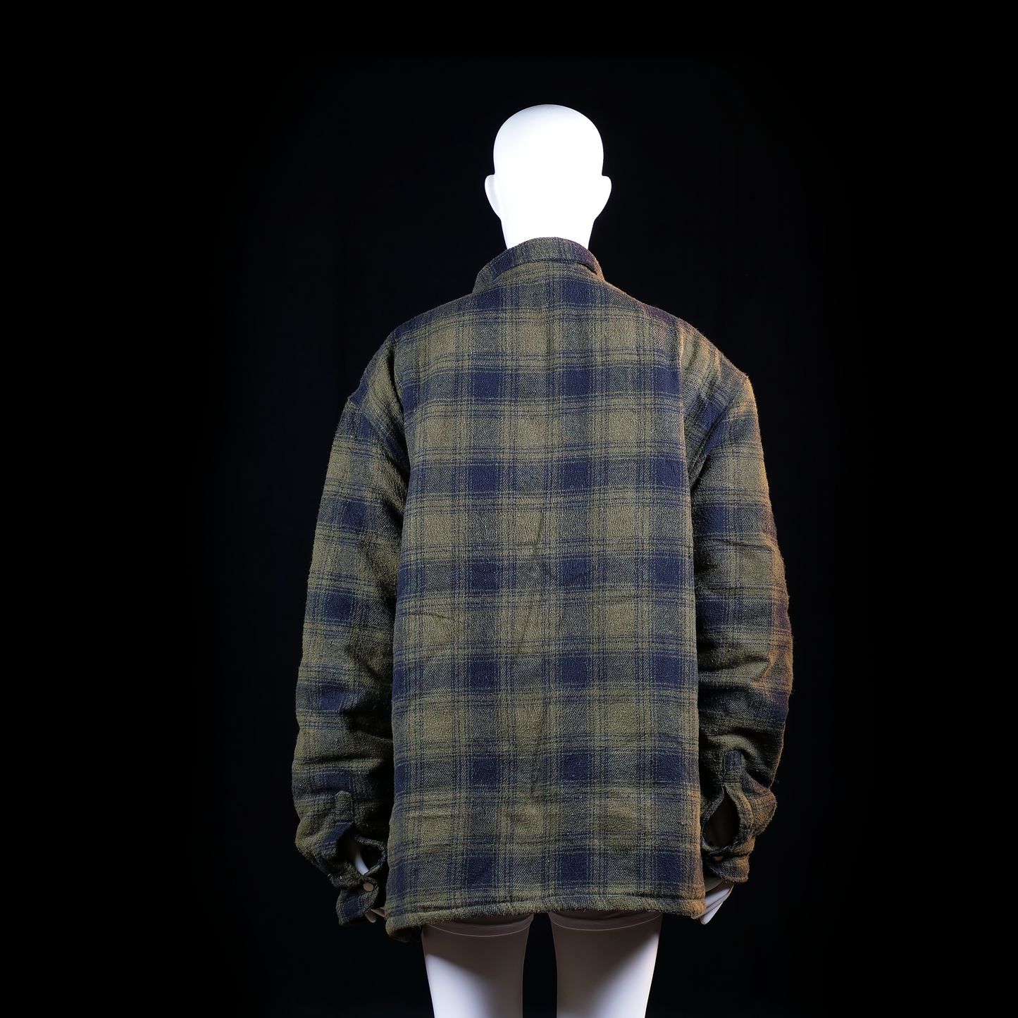 Fleece jacket - Olive & Navy - Size 4XL