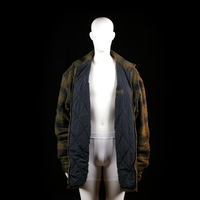 Fleece jacket - Olive & Navy - Size 4XL
