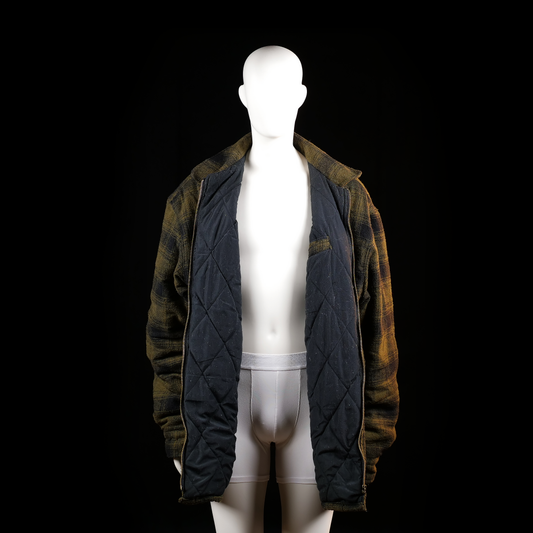 Fleece jacket - Olive & Navy - Size 4XL