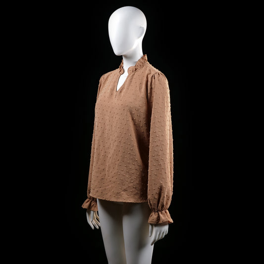 Blouse - Camel - Size L