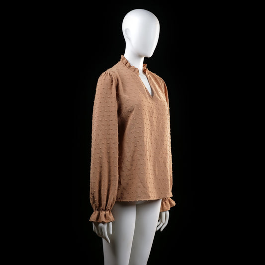 Blouse - Camel - Size L
