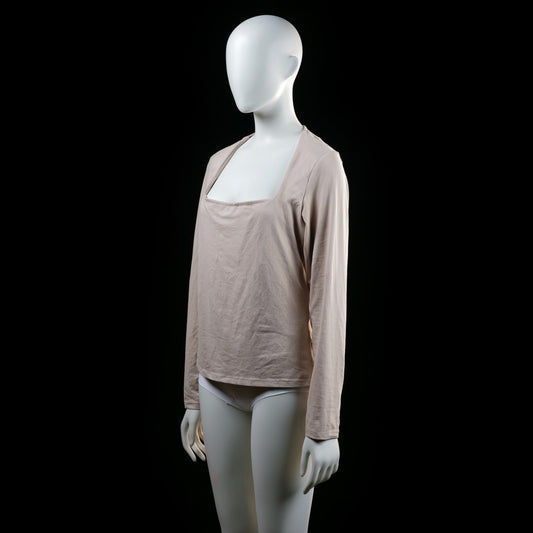 Long-sleeve top - Ivory - Size L