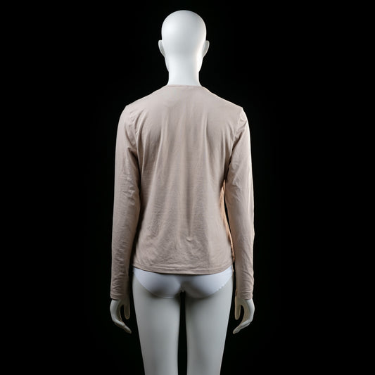 Long-sleeve top - Ivory - Size L