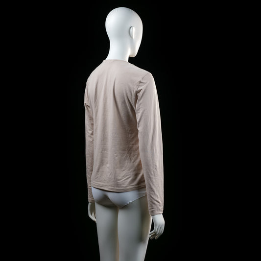 Long-sleeve top - Ivory - Size L