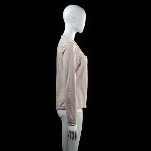 Long-sleeve top - Ivory - Size L