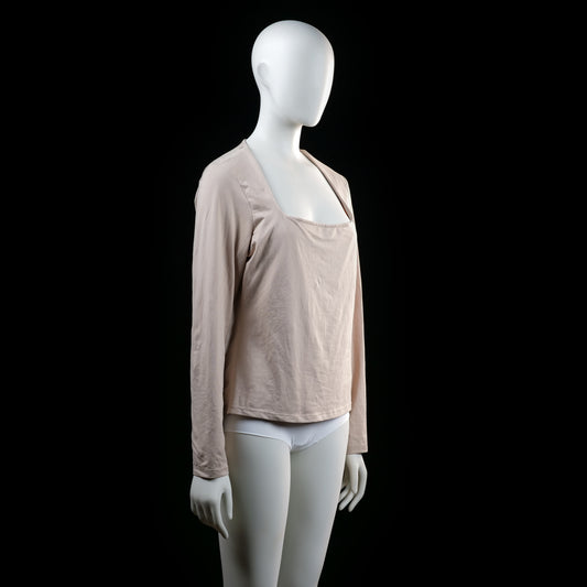 Long-sleeve top - Ivory - Size L