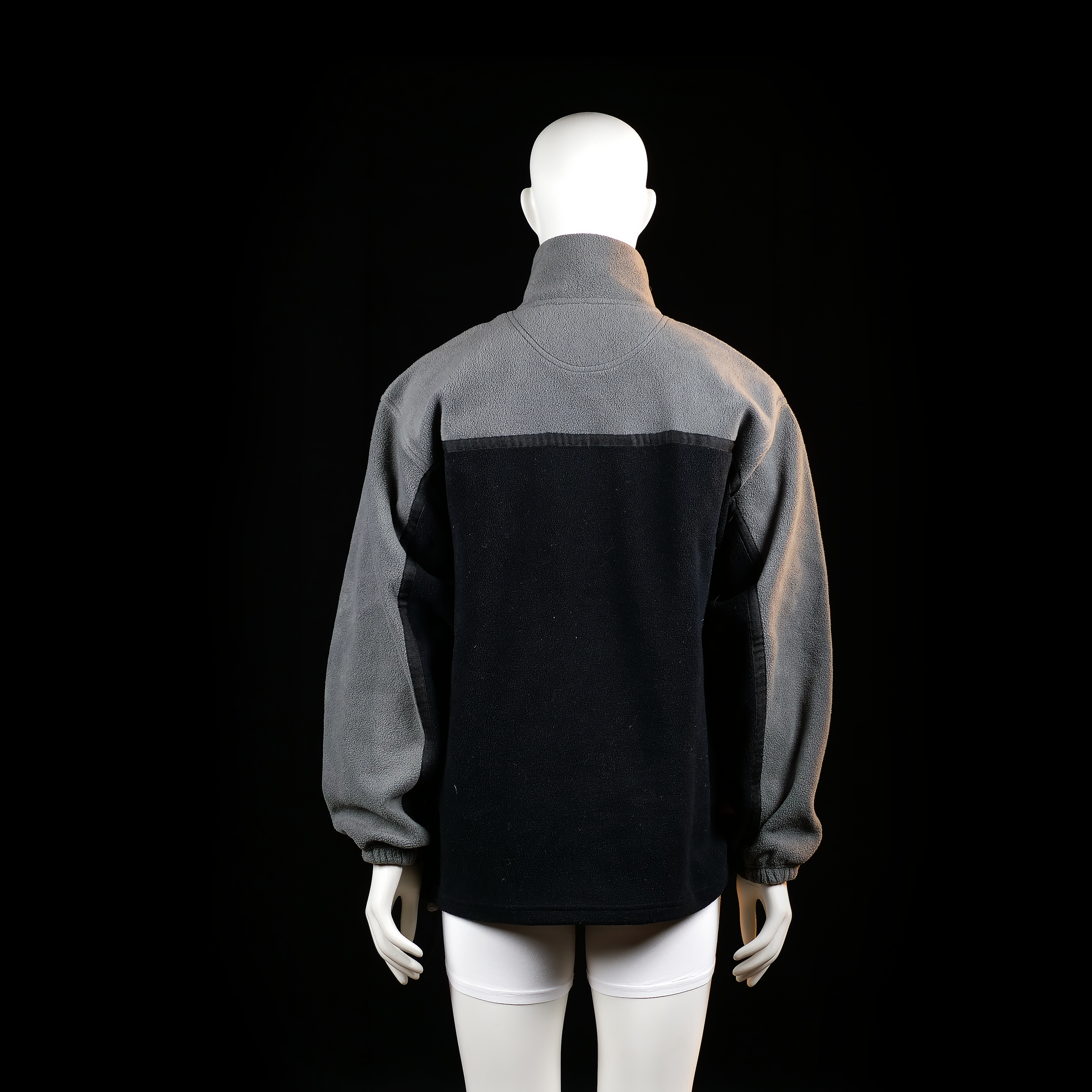 Fleece jacket - Black & Gray - Size L