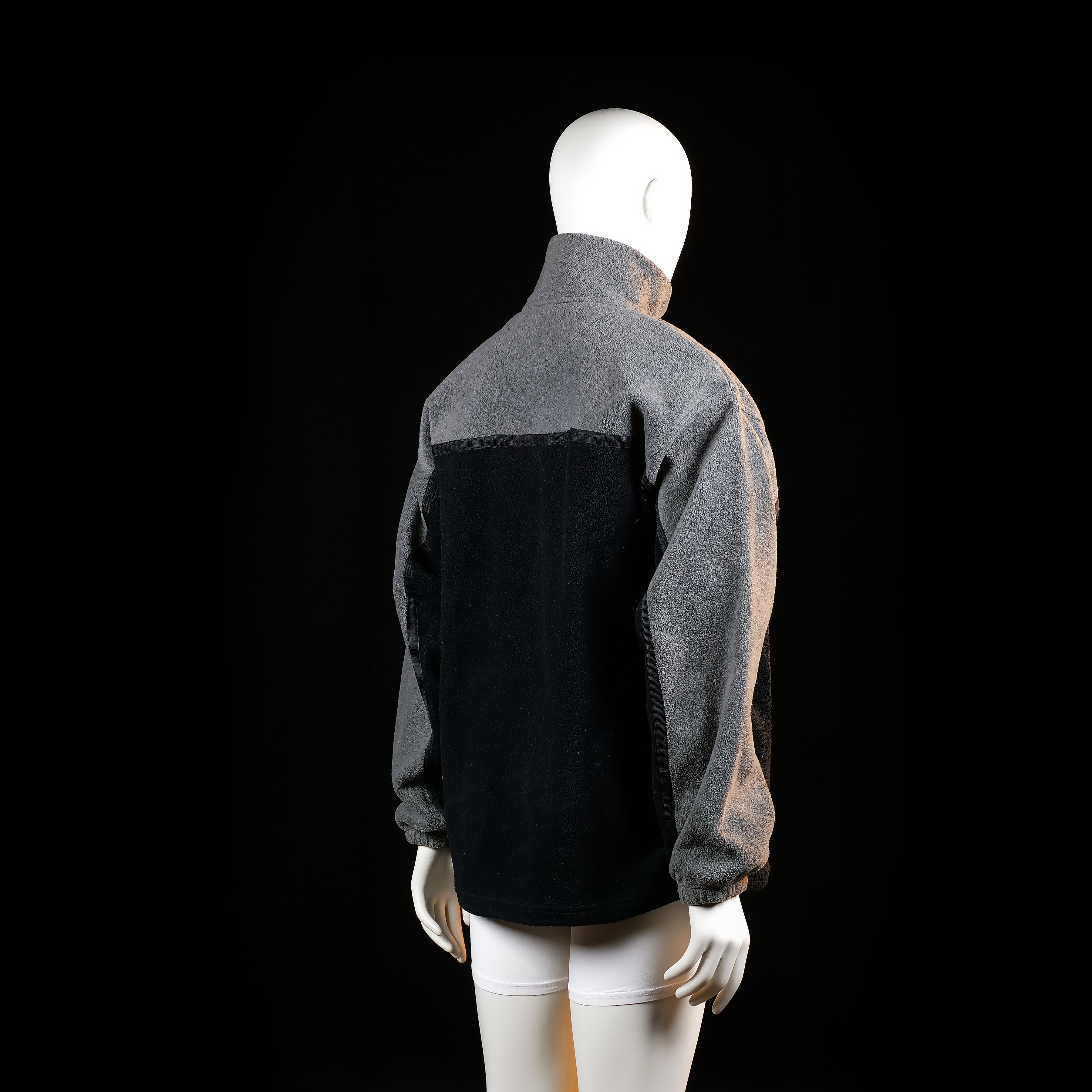 Fleece jacket - Black & Gray - Size L