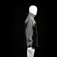 Fleece jacket - Black & Gray - Size L