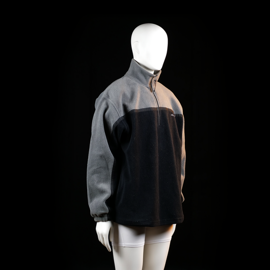 Fleece jacket - Black & Gray - Size L