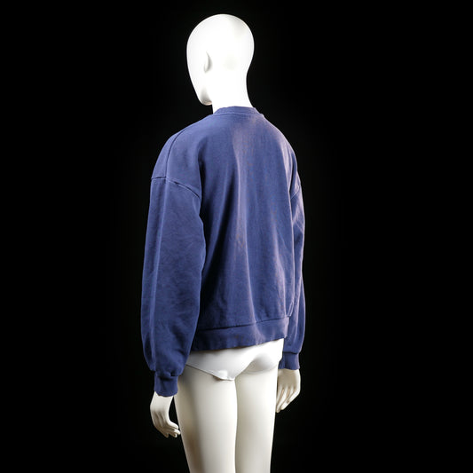 Sweatshirt - Navy & White - Size M