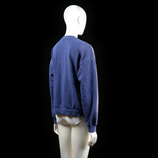 Sweatshirt - Navy & White - Size M