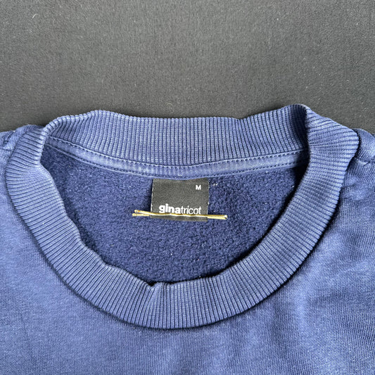 Sweatshirt - Navy & White - Size M
