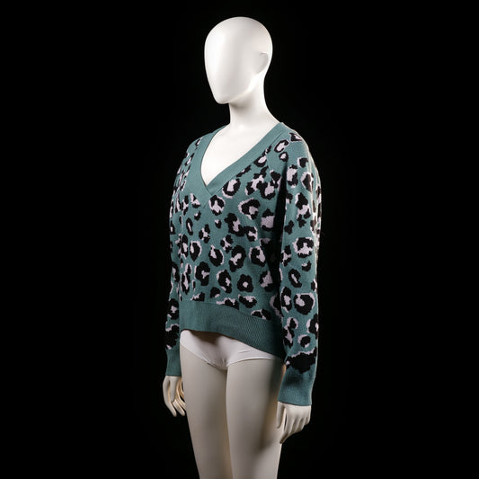 Sweater - Forest Green & Black - Size M