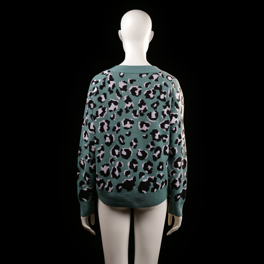 Sweater - Forest Green & Black - Size M